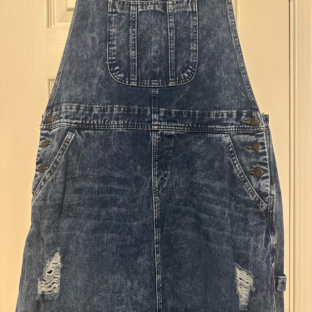 Denim Overall Dress - Picture 4 of 4